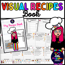 Load image into Gallery viewer, Visual Recipes - Sequencing - Shopping Book for Autism Special Education
