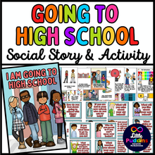 Load image into Gallery viewer, Going to High School Autism Social Story and Discussion Cards
