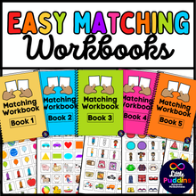 Load image into Gallery viewer, Easy Matching Workbooks for Autism
