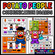 Load image into Gallery viewer, Mr Potato Head AAC Communication Boards
