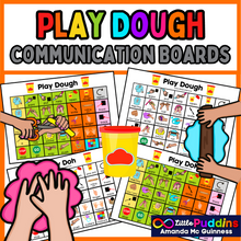 Load image into Gallery viewer, Play Doh / Dough AAC Communication Boards
