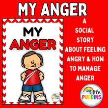 Load image into Gallery viewer, My Anger / Feeling Angry  Boy Social Story
