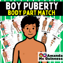 Load image into Gallery viewer, Puberty Body Part Identification Match - Autism / Intellectual Disability
